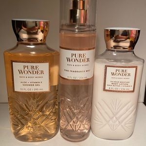 Bath and Body Works Pure Wonder Body Care Set